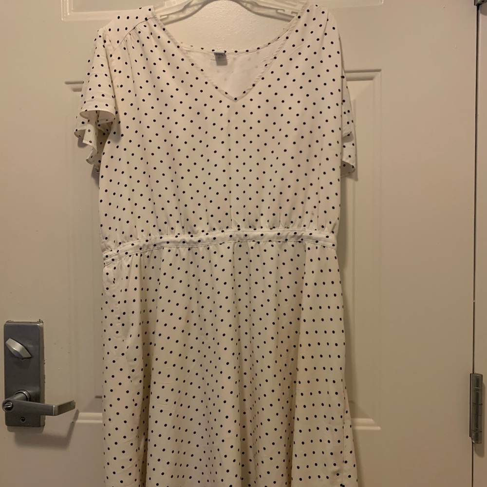 GUC Old Navy Ruffled High-Neck Swing Dress
